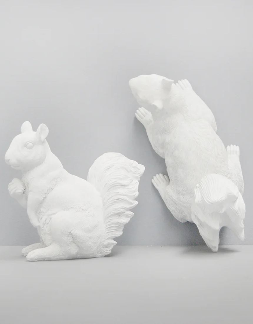 Squirrel Twin Set - White, Homewares, White Moose - Say It Sister