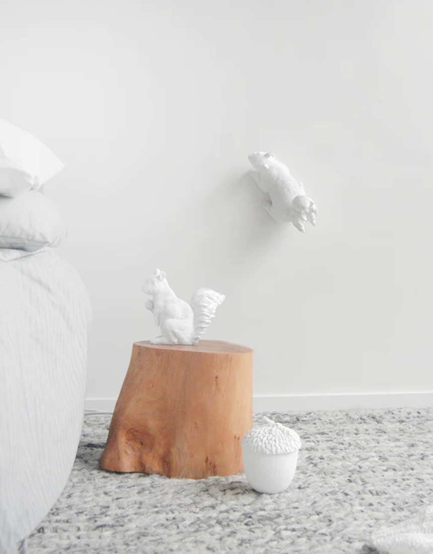 Squirrel Twin Set - White, Homewares, White Moose - Say It Sister