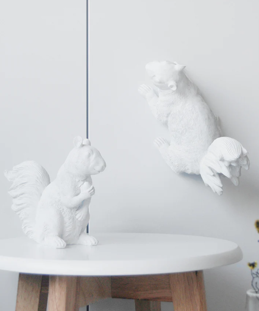 Squirrel Twin Set - White, Homewares, White Moose - Say It Sister