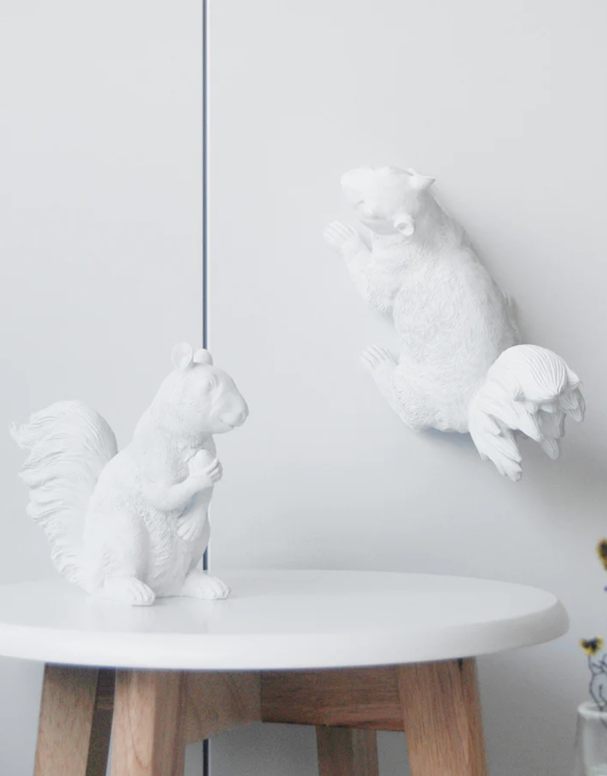 Squirrel Twin Set - White, Homewares, White Moose - Say It Sister