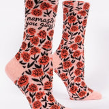 Blue Q Namaste You Guys W-Crew Socks