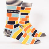 Blue Q - Stubborn M-Crew Socks, socks, Blue Q - Say It Sister