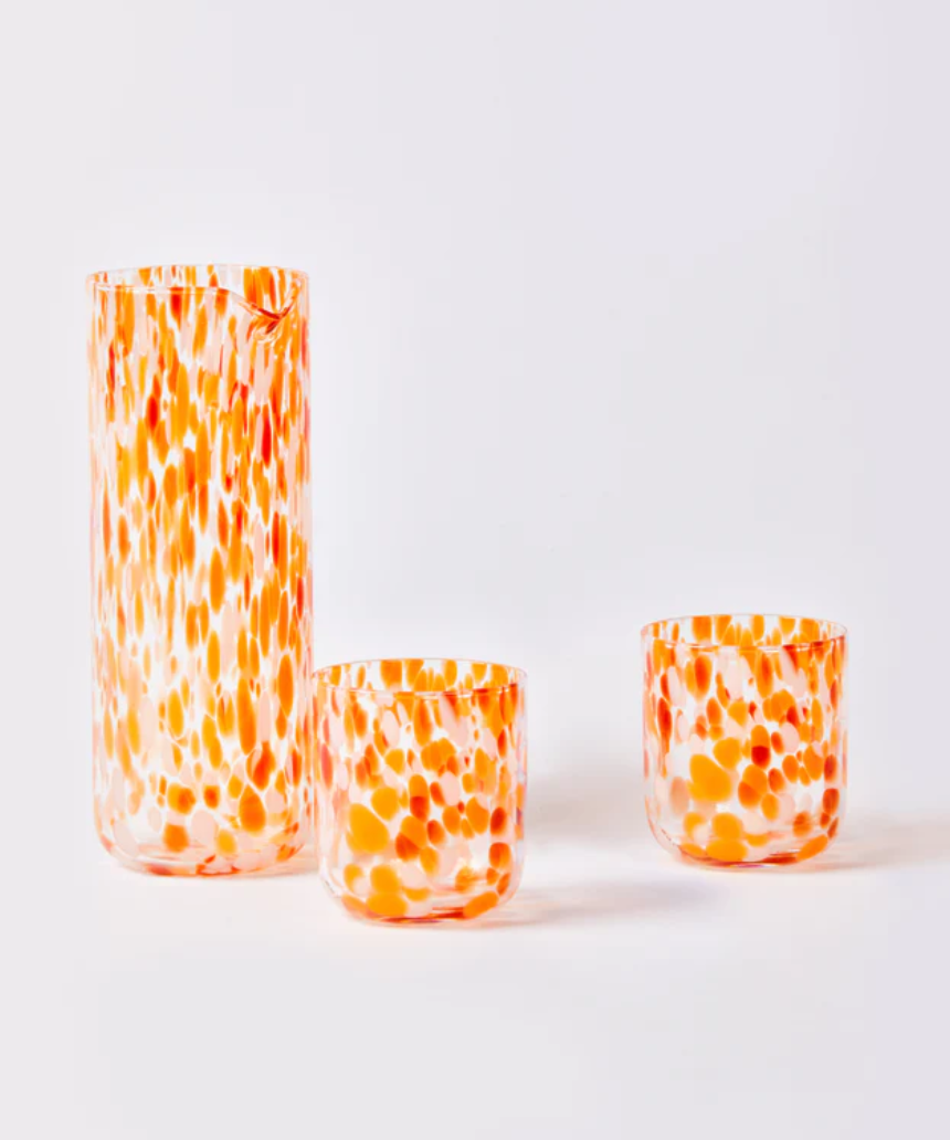 Bonnie and Neil - Carafe Dots Orange, Serving Pitchers & Carafes, Bonnie and Neil - Say It Sister