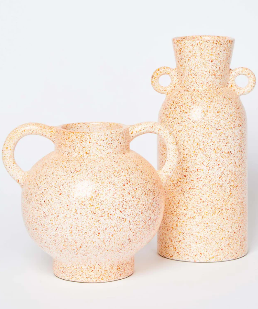 Speckle Amber Short Vase, Vase and Pots, Bonnie and Neil - Say It Sister
