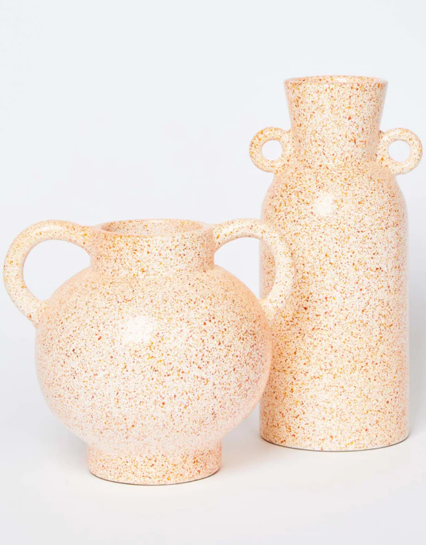 Speckle Amber Short Vase, Vase and Pots, Bonnie and Neil - Say It Sister