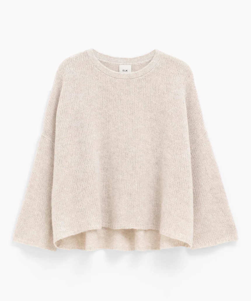 Elk - Agna Sweater Ecru, Jumper, Elk - Say It Sister