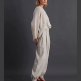 Ecru Elk Agna Sweater jumper in XS size, featuring a cozy knit texture and classic design, perfect for casual wear.