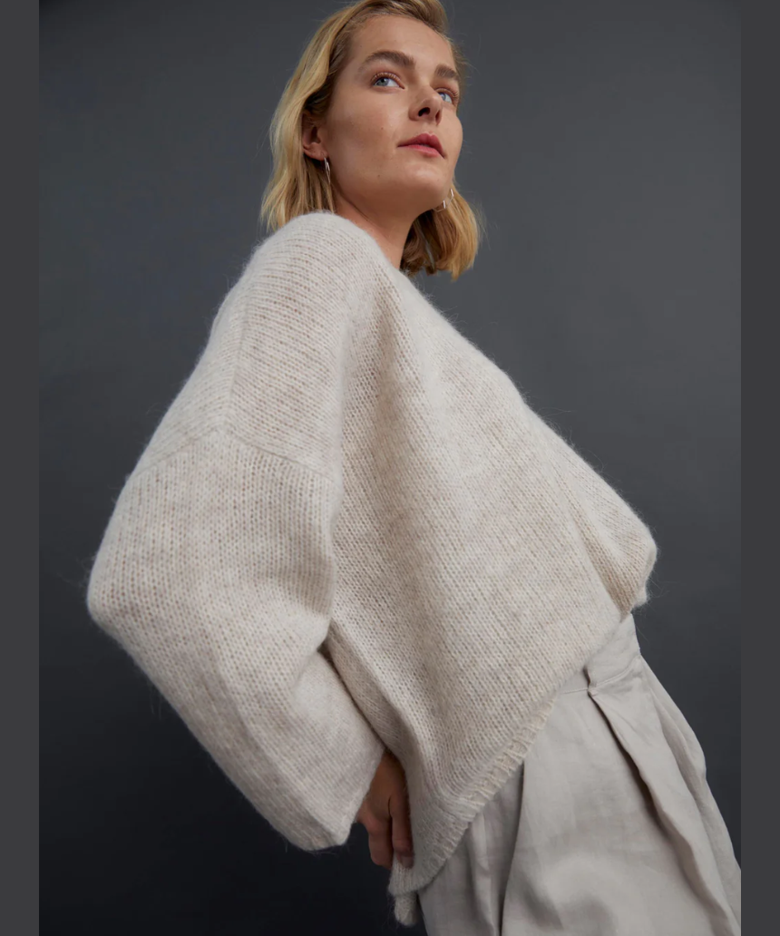 Elk - Agna Sweater Ecru, Jumper, Elk - Say It Sister