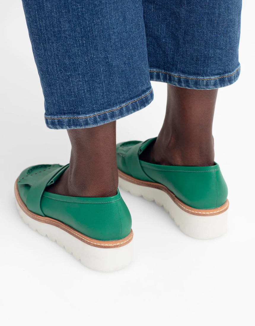 Elk Vinna Loafer Green Shoes
