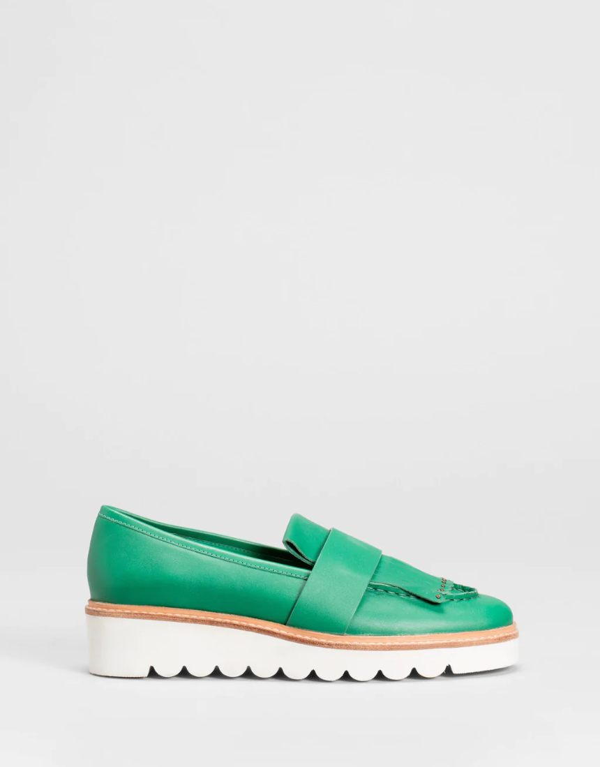 Elk Vinna Loafer Green Shoes