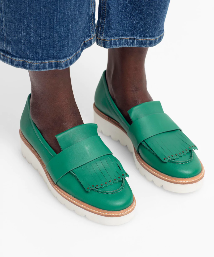 Elk Vinna Loafer Green Shoes