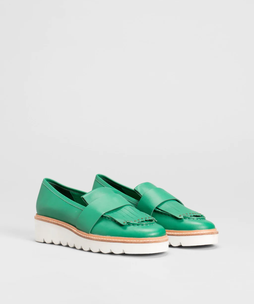 Elk Vinna Loafer Green Shoes