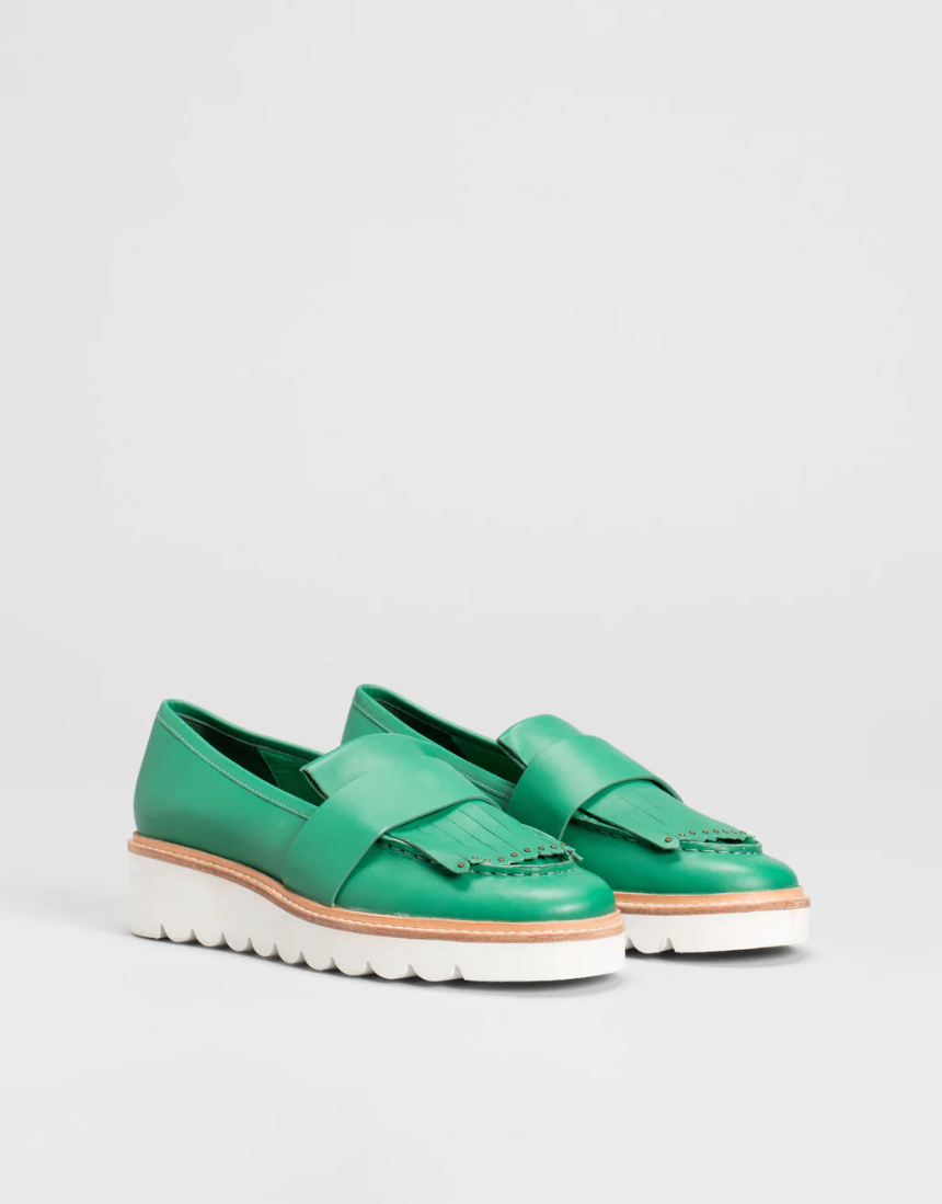 Elk Vinna Loafer Green Shoes