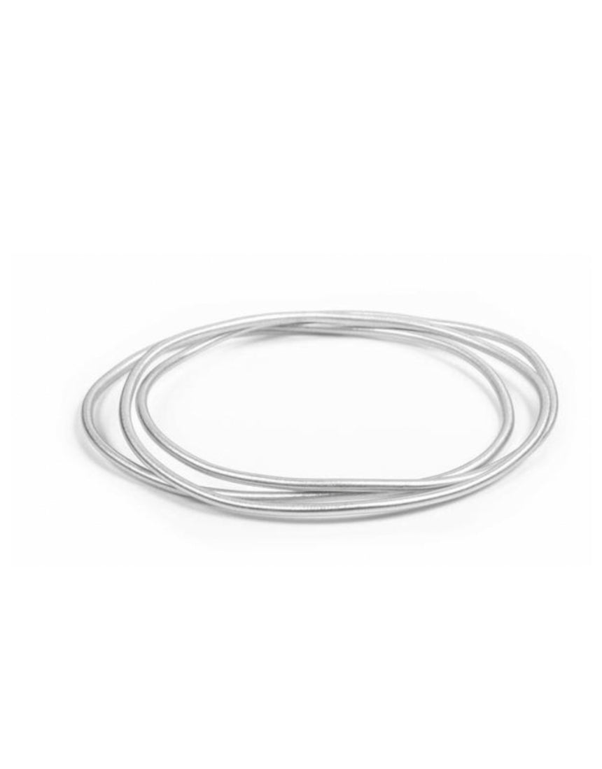 Fairley - Multi Bangle Set Silver S/M, bracelet, Fairley - Say It Sister