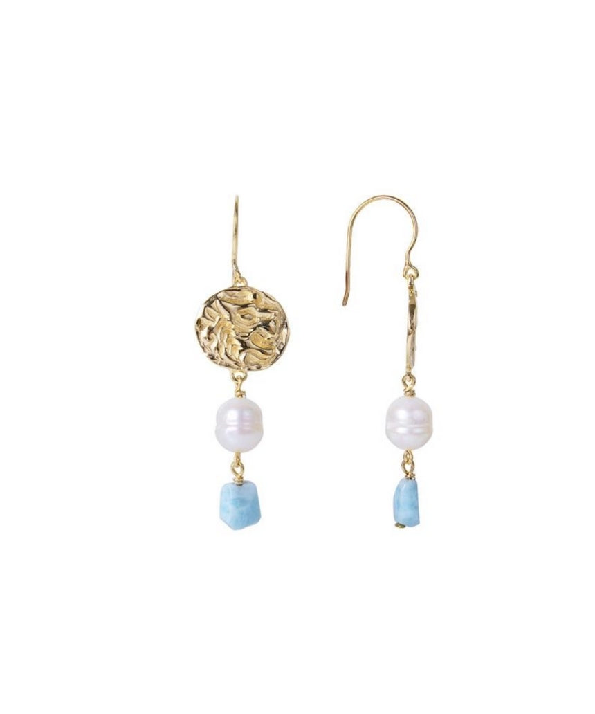 Fairley - Aker Lion Ocean Drops, Earrings, Fairley - Say It Sister