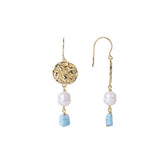Fairley - Aker Lion Ocean Drops, Earrings, Fairley - Say It Sister