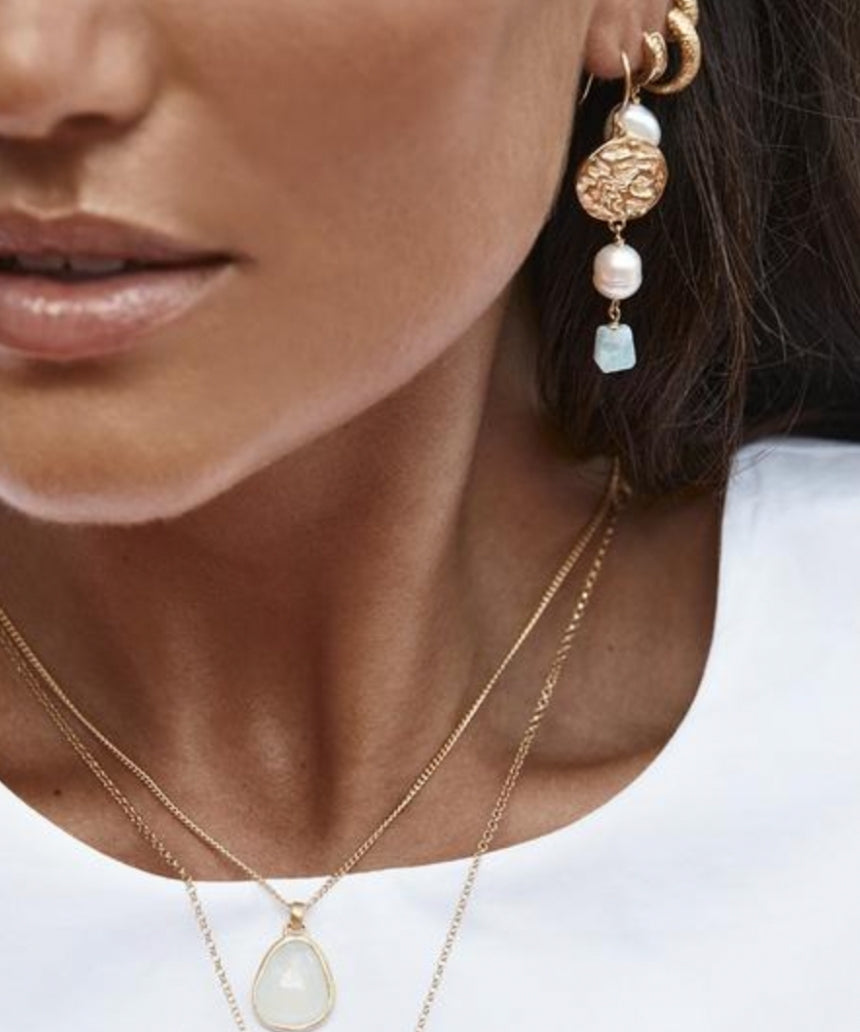 Fairley - Aker Lion Ocean Drops, Earrings, Fairley - Say It Sister