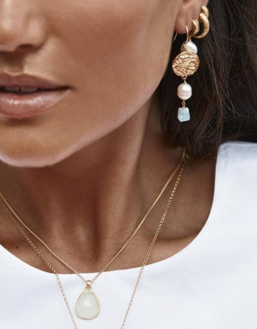 Fairley - Aker Lion Ocean Drops, Earrings, Fairley - Say It Sister