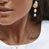 Fairley - Aker Lion Ocean Drops, Earrings, Fairley - Say It Sister