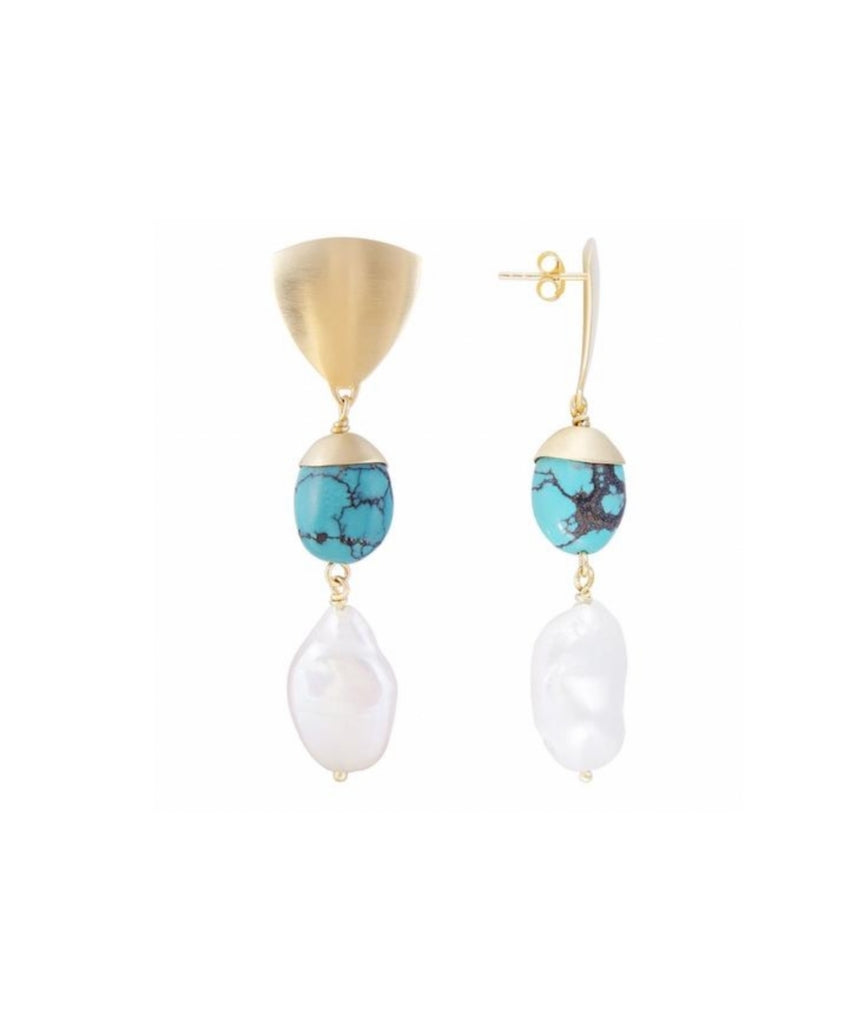 Fairley - Miami Beat Pearl Drops, Earrings, Fairley - Say It Sister