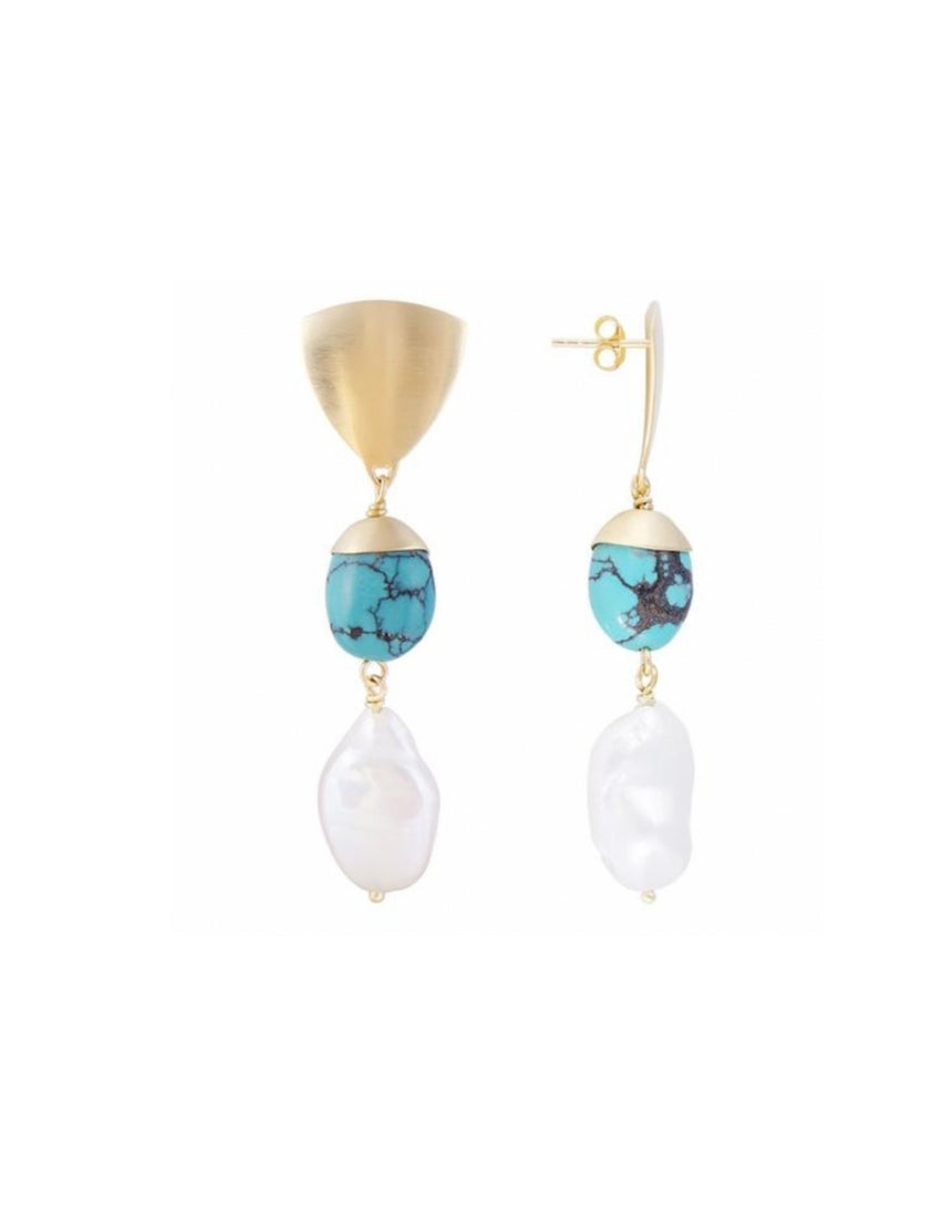 Fairley - Miami Beat Pearl Drops, Earrings, Fairley - Say It Sister
