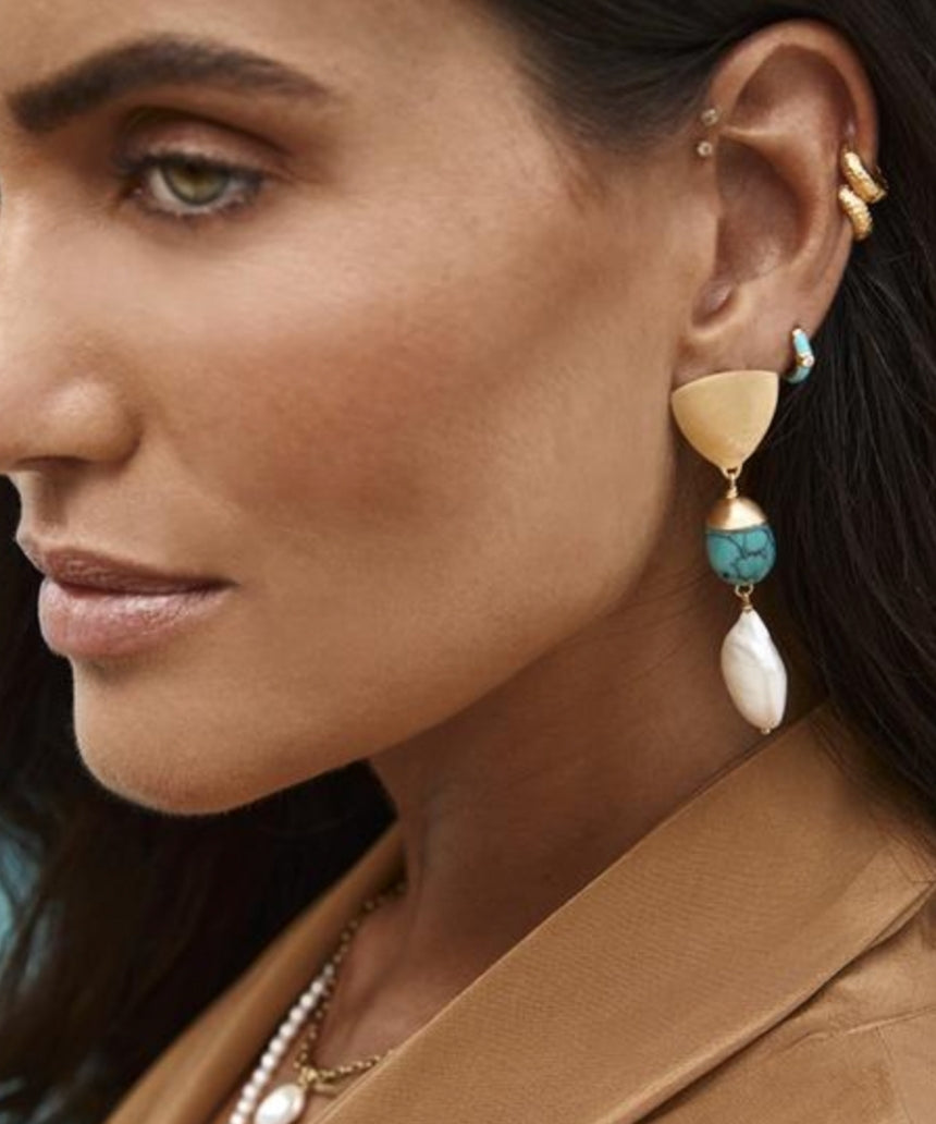 Fairley - Miami Beat Pearl Drops, Earrings, Fairley - Say It Sister