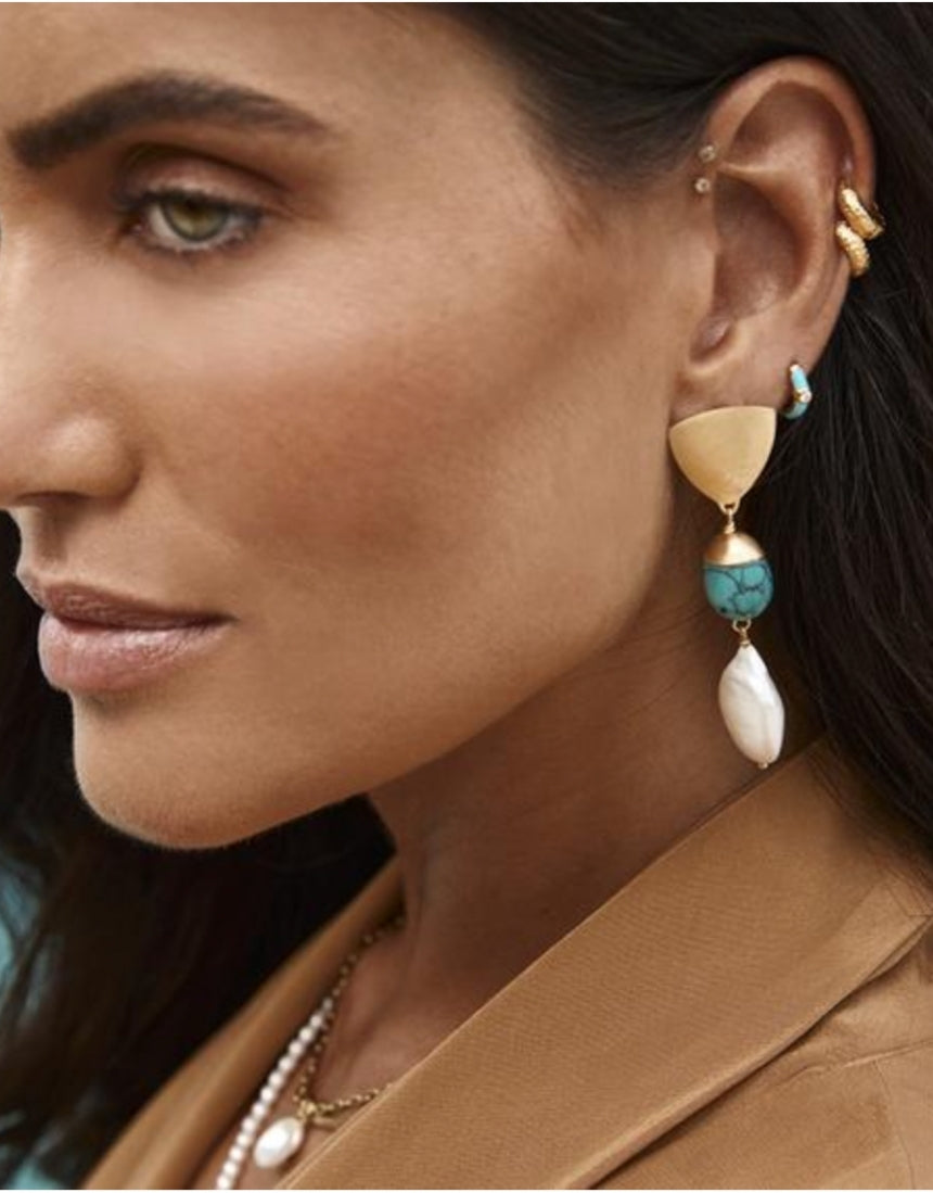 Fairley - Miami Beat Pearl Drops, Earrings, Fairley - Say It Sister