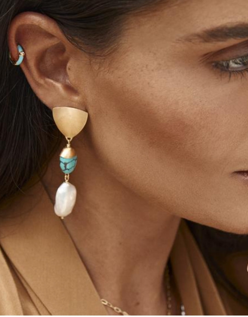 Fairley - Miami Beat Pearl Drops, Earrings, Fairley - Say It Sister