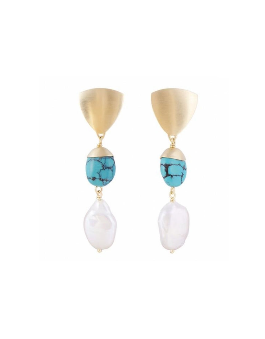 Fairley - Miami Beat Pearl Drops, Earrings, Fairley - Say It Sister