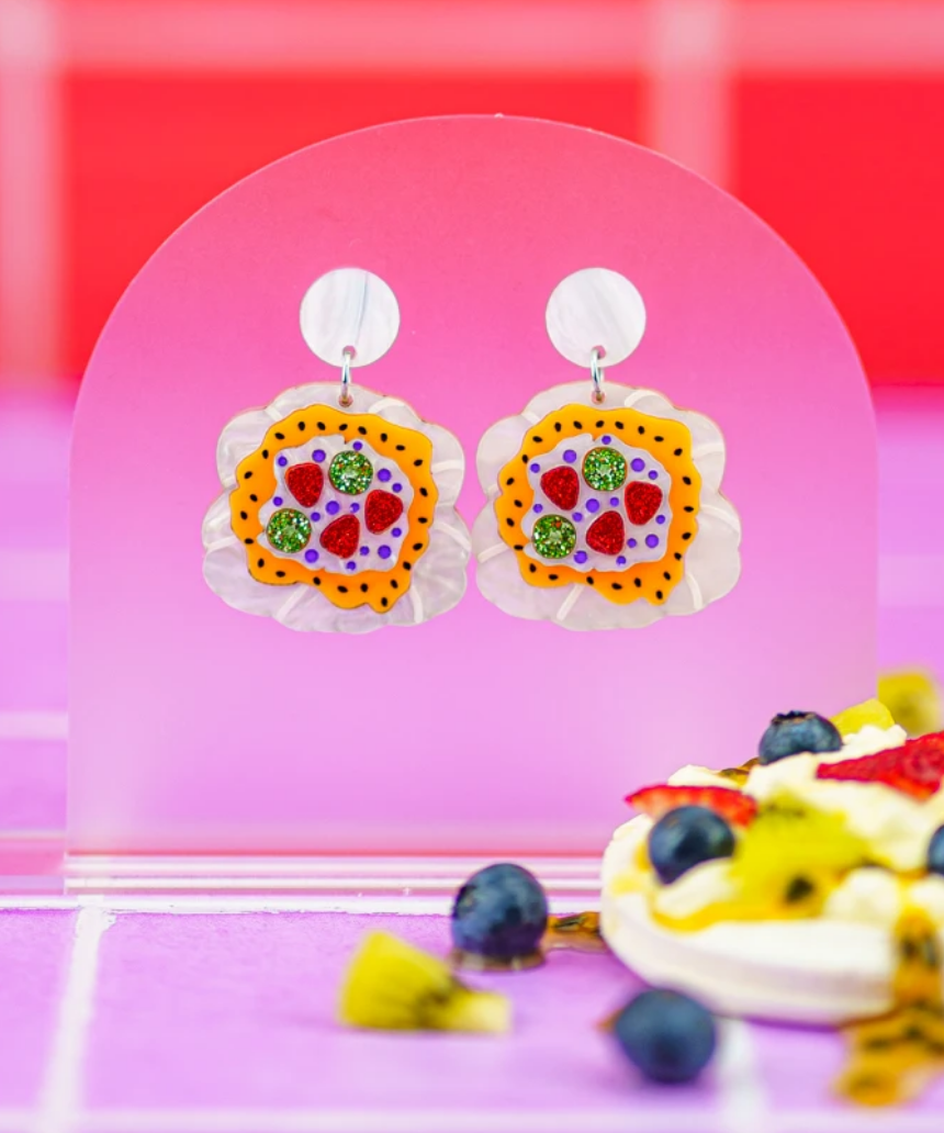 Pavlova Dangles, Earrings, Fat Mango Creative - Say It Sister