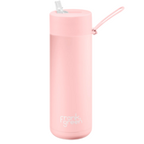 Frank Green Blushed 595ml drinkwear bottle with a sleek design, perfect for keeping beverages hot or cold.