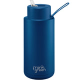 Frank Green Deep Ocean 1L drinkwear bottle featuring a sleek design and durable material for reusable hydration.