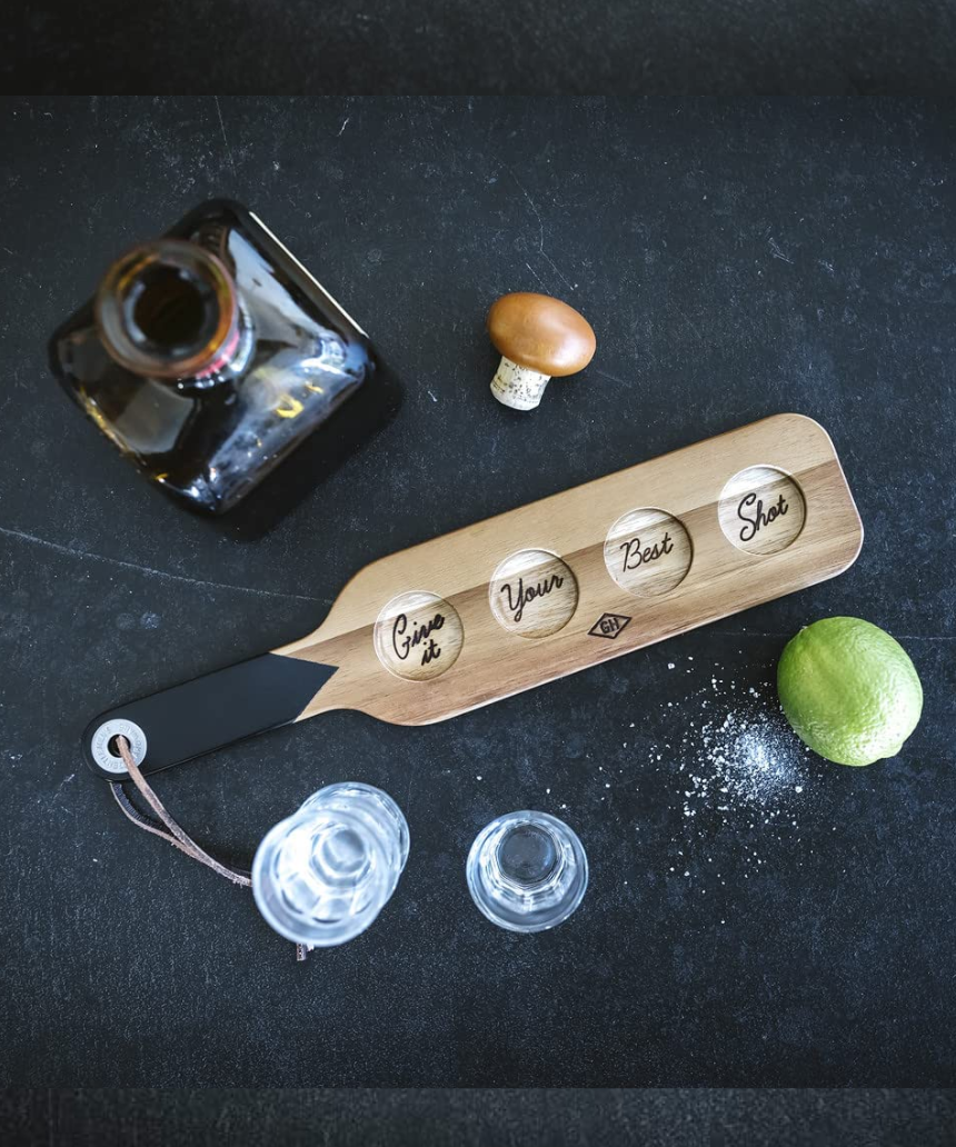 Gentlemen's Hardware - Serving Paddle and Shot Glasses, shot glasses, Gentlemen's Hardware - Say It Sister