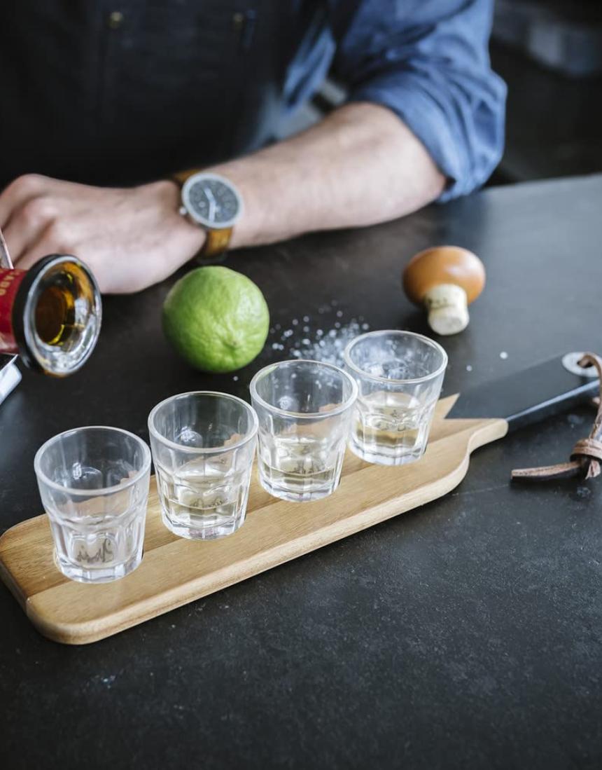 Gentlemen's Hardware - Serving Paddle and Shot Glasses, shot glasses, Gentlemen's Hardware - Say It Sister