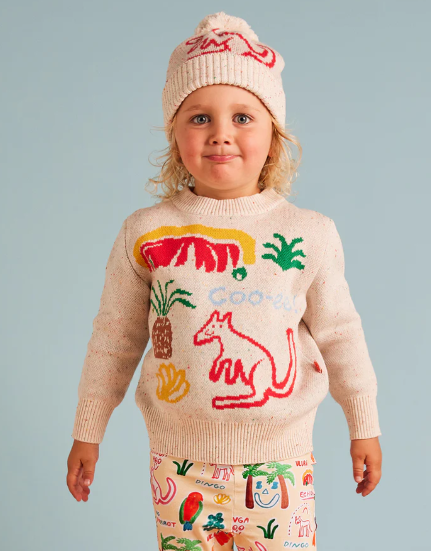 Halcyon Nights - Creamy Roo Cotton Knit Beanie, hat, Halcyon Nights - Say It Sister