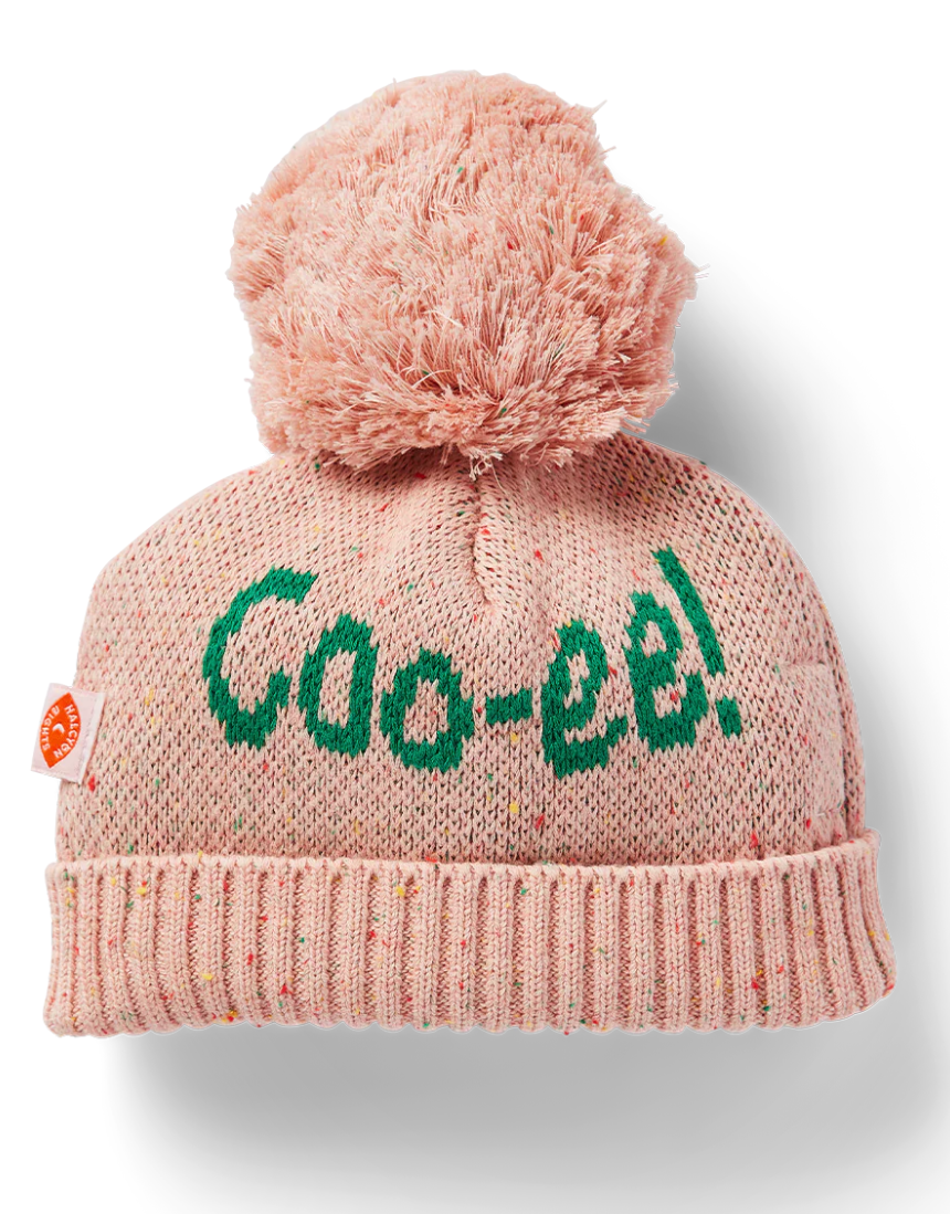 Halcyon Nights - Pink Koala Cotton Knit Beanie, hat, Halcyon Nights - Say It Sister