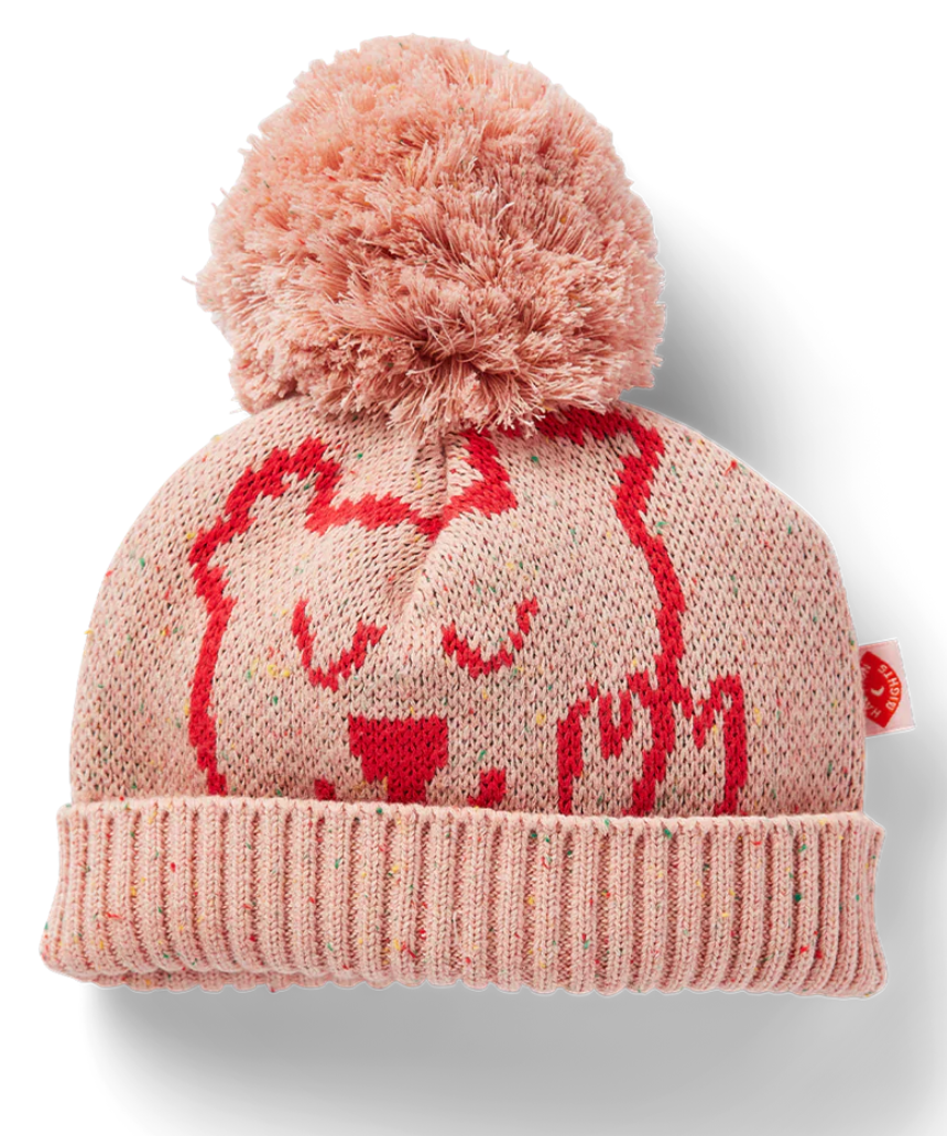 Halcyon Nights - Pink Koala Cotton Knit Beanie, hat, Halcyon Nights - Say It Sister