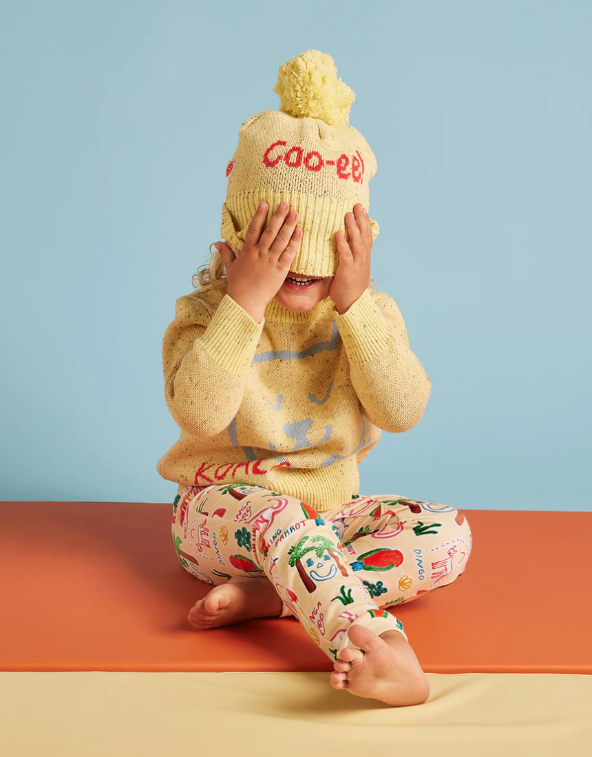 Halcyon Nights - Sunny Koala Cotton Knit Beanie, hat, Halcyon Nights - Say It Sister
