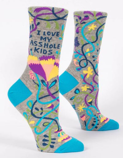 Blue Q - I Love My Asshole Kids Women's Socks, socks, Blue Q - Say It Sister