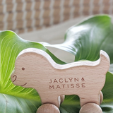 Wooden Doug the Dog, Toy Instruments, Jaclyn and Matisse - Say It Sister