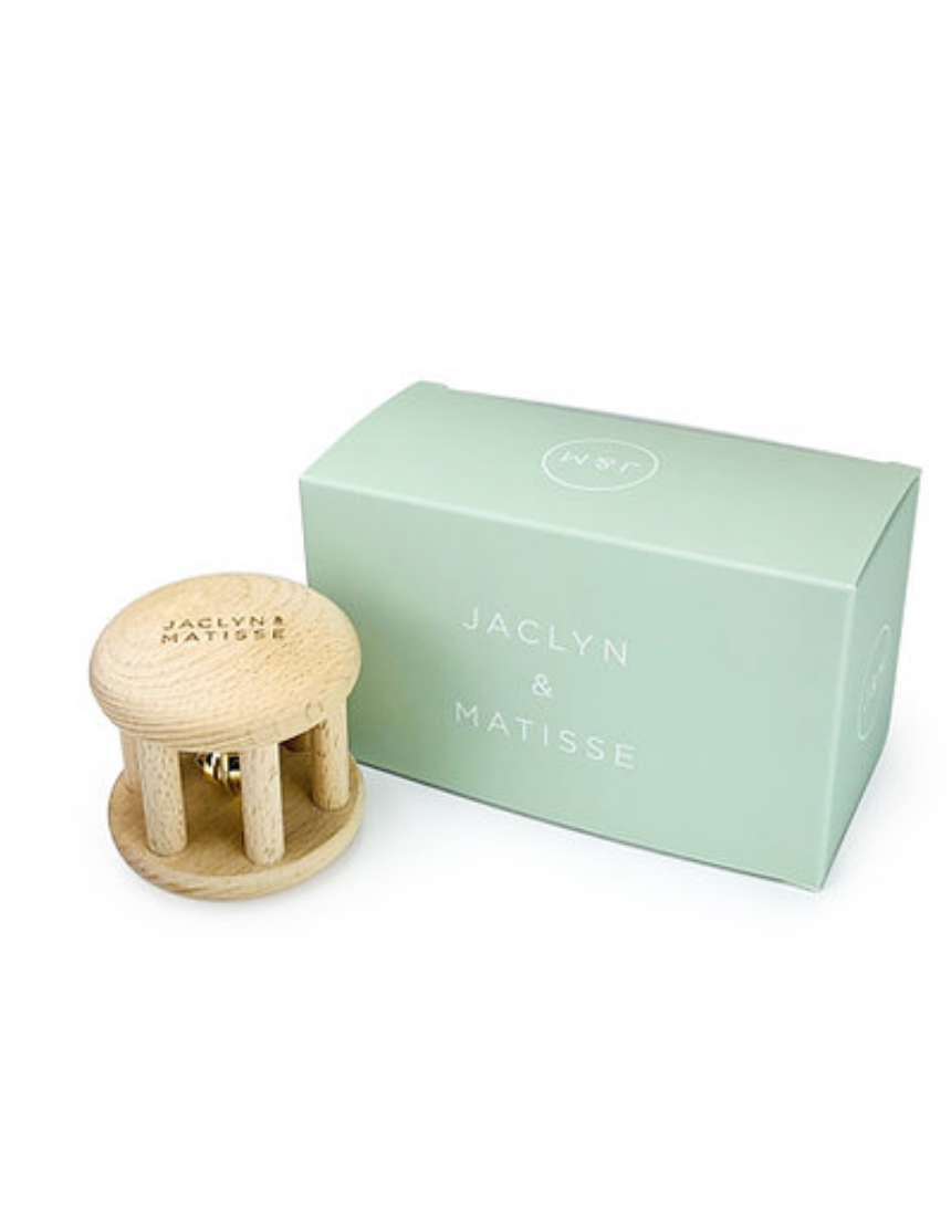 Wooden Rattle Bella the Bell, Toy Instruments, Jaclyn and Matisse - Say It Sister