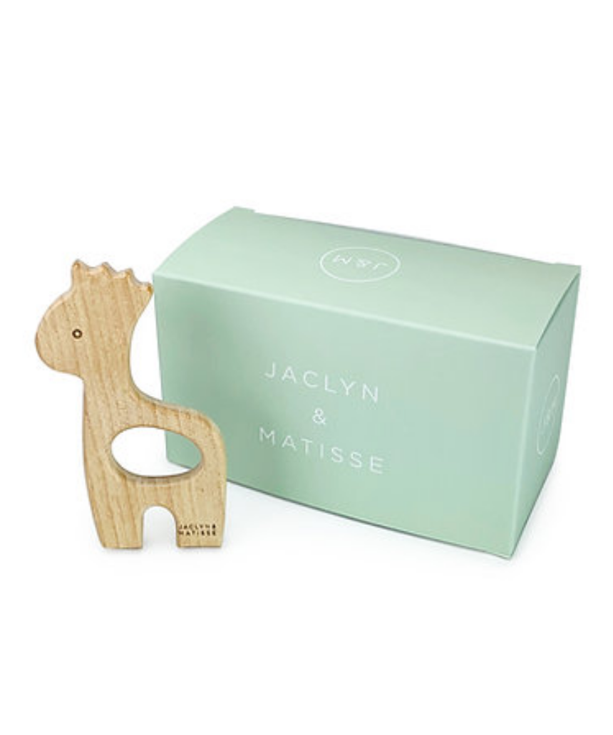 Wooden Teether Georgie the Giraffe, Toy Instruments, Jaclyn and Matisse - Say It Sister