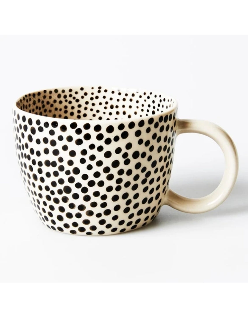 Jones & Co Chino Mug Black Sprinkle Homewares