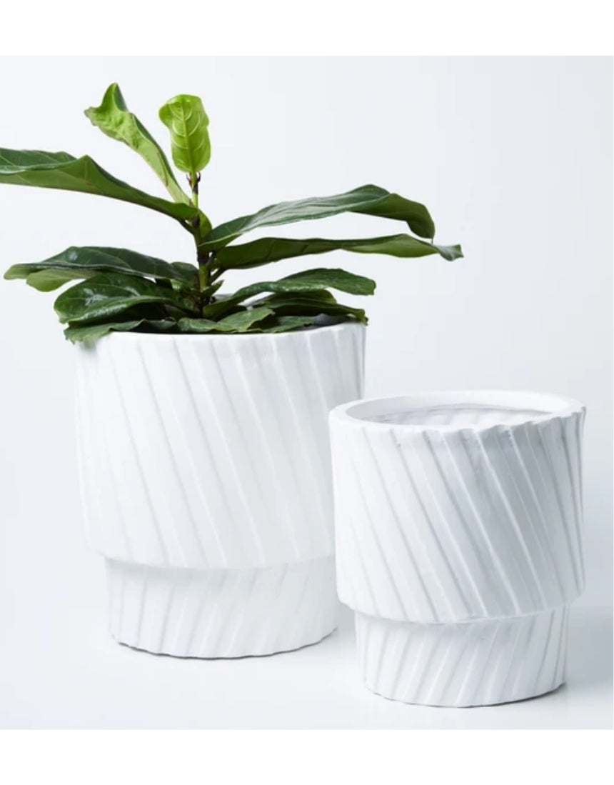 Moma Planter Set White, Vase and Pots, Jones & Co - Say It Sister