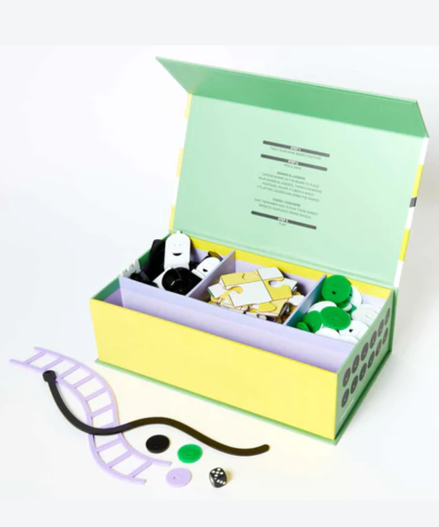 3-In-1 Game Set - Chess|Checkers|Snakes & Ladders, Games, Journey of Something - Say It Sister