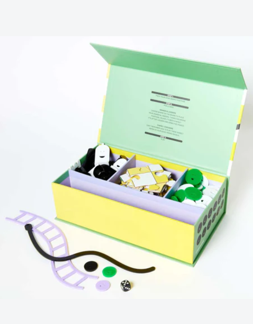 3-In-1 Game Set - Chess|Checkers|Snakes & Ladders, Games, Journey of Something - Say It Sister
