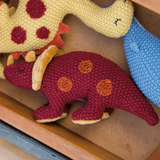 Tracey Triceratops Rattle, plush toy, Lily & George - Say It Sister