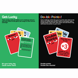 Little Global Sloshed drinking game box with colorful design, featuring game instructions and vibrant artwork for fun drinking challenges.