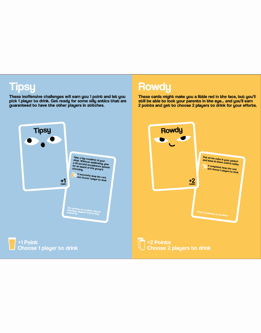 Little Global Sloshed drinking game box with colorful design and game components for social party fun.