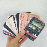 Set of Love From J kindness cards featuring colorful, uplifting designs for spreading positivity and encouragement.